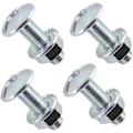 Pikkukuva 2 / 5: M6 X 25 mm katto- ja kaapelikouruboltsi flänsmutterilla M6 (6 mm) X 25 mm kattokaapeliboxiboltsi Kupoli päällä hammastetulla kuusiokoloflänsmutterilla Teräs - 20 kpl