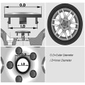 Pikkukuva 2 / 5: 4 kpl ABS-vanteet Suzuki Swift SX4 S-Cross Ignis Vitara S