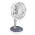 Miniatyrbillede 4 af 6: Multifunktionel skrivebordsventilator, bærbar USB-bordventilator, justerbar lav støj, 4 hastigheder, til hjemmet, kontoret, udendørs camping