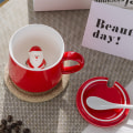 Miniatyrbillede 5 af 5: 3D Julnisse Kaffe Kops, Sød Håndlavet Keramisk Tekop Jul Fødselsdagspresente, Mors Dag Gave