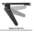 Miniatyrbilde 3 av 5: TV-monteringsoverdel for øvre hylle 12 tommer