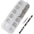 Flatback Round Rhinestones, Gemstone Crystal Rhinestones for Various Craft Decorations