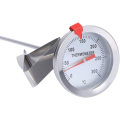 Miniatyrbild 1 av 4: Bärbar matlagningstermometer i rostfritt stål, 12 tum lång termometer för matlagningssond för kök, med klämma, perfekt för BBQ-vattenkokare