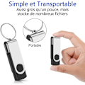 Miniatyrbillede 4 af 5: USB-stik, 32 GB, Sæt med 5, Flash Drive 2.0, Memory Stick, Roterbar Lager Nøgleholder, USB U Disk