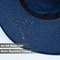 Miniatyrbilde 3 av 5: Sommerstrohatt for kvinner med bred brem Strand Vikbare solhatter Floppy Roll Up Cap Uv UPF 50+ Kepsar