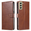 Miniatyrbillede 4 af 5: TG Samsung Galaxy S21 FE - Elegant Slank Pungetui Roséguld