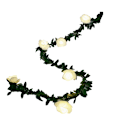 Miniatyrbild 6 av 10: Rosaröd rottingljusslinga LED skum små vita blommor rottingljusslinga bröllop inomhus balkong dekorativ belysning Mjuk körsbärsvinranka Soft cherry vine 3m 20LED (usb)