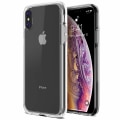 Miniatyrbilde 5 av 5: TG iPhone XS Max - 1 Sett Støtdempende Silikondeksel med Skjermbeskytter Transparent