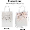 Pikkukuva 2 / 5: TG 15 kpl Kraft-paperikassi (roségulta), lahjakassi paperista, Kraft-paperikassi kahvoilla