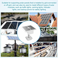 Miniatyrbilde 4 av 5: Solcellepanelmontering, Solcellepanelbrakett, Solcellepanelmonteringssett, Solcellepaneltilbehør for takkraftverk, Metallpanelmontering på tak