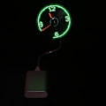 Miniatyrbillede 5 af 5: Fleksibel svanehals USB LED-bordblæser med Realtidsvisning til bærbar computer