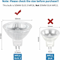 Miniatyrbilde 2 av 5: GU5.3 Halogenpære 50W 220V, 680lm Varmhvit 2700K Dimbar, MR16 Halogen Spotlampe, 6-pakning