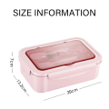 Miniatyrbillede 2 af 5: Bento Box, Bento Box Lunchbox för Vuxna, Idealisk Läcksäker Lunchbox Rosa