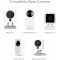 Miniatyrbild 5 av 5: Metallväggfäste för Arlo Smart Security Camera - Justerbart inomhus-/utomhusfäste för Arlo-kameror och andra kompatibla modeller (3-pack, vit)