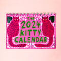 Miniatyrbillede 1 af 5: 2024 Kitty Kalender | 2024 Vægkalededer | Kattekalender | 2024 Vægplanlægger 2024