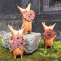 Miniatyrbillede 2 af 5: Træ Korok Statue Håndværk Dekoration Game Lovers Zelda C