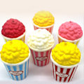 Miniatyrbillede 9 af 11: Sødt popcorn-klemme legetøj Stressaflastende klemme squishy bolde Klassepriser Fest favoriserer fidget legetøj til børn Voksne 0.07 null - Red plus yellow