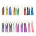 Miniatyrbilde 3 av 5: TG 12 farger hårforlengelse Tinsel Kit 2400 tråder for styling 94cm
