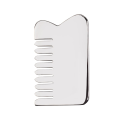 Pikkukuva 3 / 5: TG Gua Sha -kasvoväline Ruostumaton teräs Kaavin hierontaväline kasvoille Ruostumaton teräs Gua Sha -työkalu matkakassilla (4 kpl)