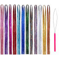 Miniatyrbillede 1 af 4: TG Strands Hårforlængelse Tinsel Kit Glitter Hårforlængelser til