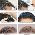 Miniatyrbild 5 av 5: (4-pack) Hair Aid Pannbands klämmor, hårspännen Hårstylingtillbehör, hårtillbehör