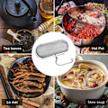 Miniatyrbillede 4 af 5: Krydder Sil i Rustfrit Stål til Madlavning, Krydderinfuser, Løst Te, Urte Stam, Tekande Te Sil