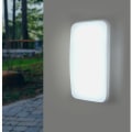 Miniatyrbilde 1 av 5: 20W rektangulær LED-vegglampe IP65 - kald hvit 6000K - 8000K -