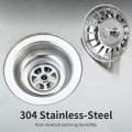 Miniatyrbilde 4 av 5: Diameter 78mm, 2:a, 304 Krukker Plugghode Dreneringsplugghode Rustfritt