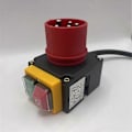 Miniatyrbilde 4 av 5: KOA7 Enhetsbryter Maskinbryter 380/400V 3-Fase med Kabel og Fasevender Kompatibel med W BlackRed