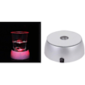 Miniatyrbild 4 av 5: LED-displaybas Kristaller Glas Konst Färgglada Ljus Kristall Displaybas Stativ Glas