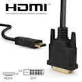 Pikkukuva 4 / 4: TG HDMI - DVI-sovitinkaapelin Musta