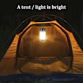 Miniatyrbild 2 av 5: Campinglykta Batteridriven Portabel Vattentät Stark 800 Lumen Utomhus Campinglampor för Vandring Fiske Resor Nödsituationer