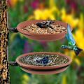 Miniatyrbillede 2 af 5: PCS Fuglebad, Udendørs Fuglefoder og Fuglebad, Altan Fuglebad, Vildtfuglefoderdispenser, Fuglebad, (Brun)..DEBUNS