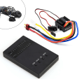 Miniatyrbild 2 av 5: Vattentät ESC 1:10 1/8 WP 80A Crawler Borstad Hastighetsregulator med Programmeringskort