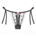 Miniatyrbilde 1 av 2: Kvinners Erotiske Sexy G-String Trosestrømper gjennomsiktige truser