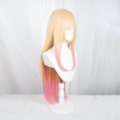 Miniatyrbilde 2 av 3: TG Flickeperuk Gul Orange Gradient Lang Peruk Håraccessoarer