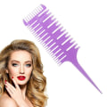 Miniatyrbillede 1 af 5: TG Fishbone Comb 3-vejs Højglans Strip Comb Weave Strip