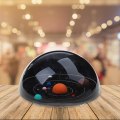 Miniatyrbillede 3 af 5: Solsystemets Stjerneskud Krystalkugle 3D Lasergraveret Planetkugle Glas