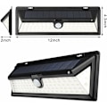 Miniatyrbillede 3 af 5: 118 LED Solcellelampe 1000 Lumen Væglampe PIR Bevægelsessensor IP65 Vandtæt Udendørs Have..DEBUNS