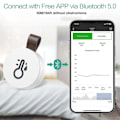 Pikkukuva 5 / 5: Langaton hygrometrin termometri Bluetooth ulkotermometri Älykoti lämpötila ja kosteus