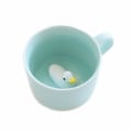 Miniatyrbilde 1 av 3: Galaxy Keramisk krus for kaffe, melk eller te - frokostskål / krus med et 3D-dyr inni, egnet som gave 280 ml (stil 2) farge 1