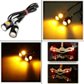 Miniatyrbillede 3 af 3: 2 stk. LED Mini Miniatyr Små Blinklys Blinklys Motorcykel Rav
