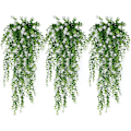 Miniatyrbillede 1 af 9: 69 mesh eukalyptus kamelia vin efeu blandet farve simulering grøn plante pengeblad vægophæng lille lotus Mixed colors (customized)