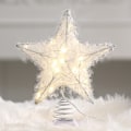 Miniatyrbillede 7 af 7: Julepynt Gaveidéer til Juletræet Trætopstjerne Juledekoration Atmosfæriske Tilbehør Pynt 2024 M