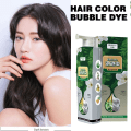 Miniatyrbilde 4 av 5: TG 2023 nytt hyra växtextrakt för grått hårfärg Bubble Dye Bubbl svart brun 200ml