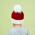 Miniatyrbild 5 av 5: Julfest 2022 Barnstickning Håll varm Pompom Hattstickning