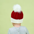 Miniatyrbillede 5 af 5: Julfest 2022 Barnstickning Hold varm Pompom Hattstickning