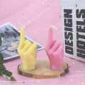 Miniatyrbillede 4 af 5: Silikon Håndgest Form Harpiks Form med Langfinger