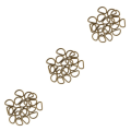 Miniatyrbillede 3 af 5: 1/3/5 100 Styk Legering DIY D-Ringe til Webbing Bronze 12x8x1.8m 3Sæt