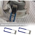 Miniatyrbild 2 av 5: Förpackning med 24 fjäderklämmor för infälld spotlight GU10 MR16 1,5 x 60 mm